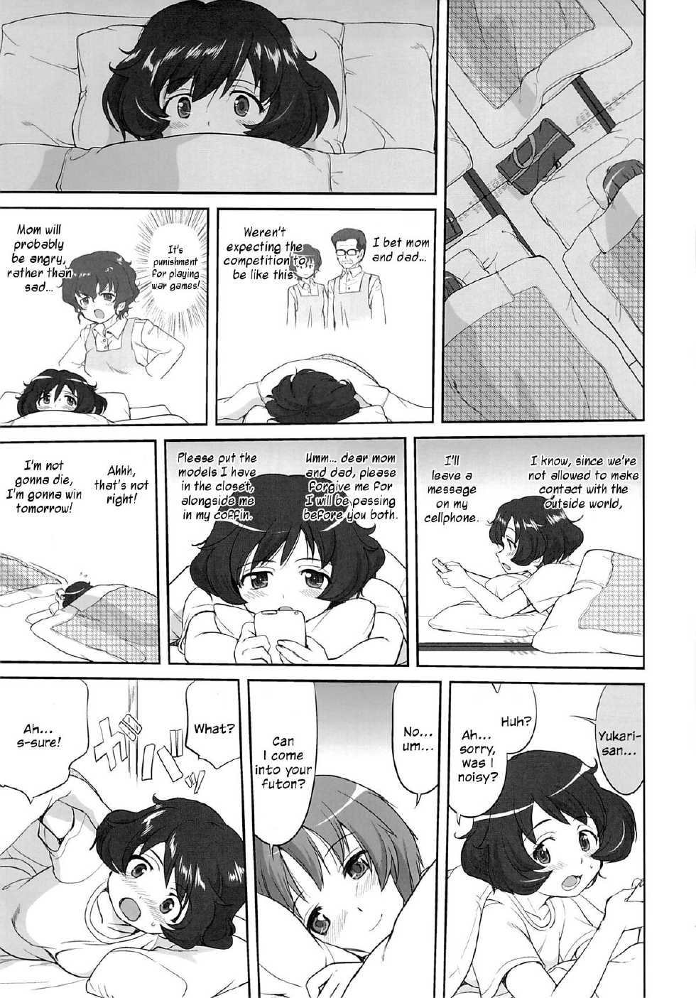 (C86) [Takotsuboya (TK)] Yukiyukite Senshadou Kuromorimine no Tatakai (Girls und Panzer) [English] [N04h] - Page 10