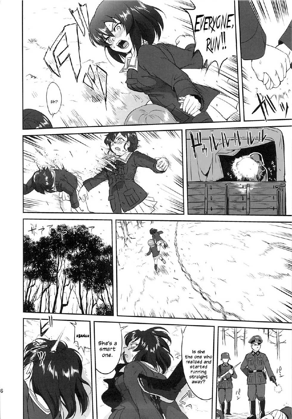 (C86) [Takotsuboya (TK)] Yukiyukite Senshadou Kuromorimine no Tatakai (Girls und Panzer) [English] [N04h] - Page 35