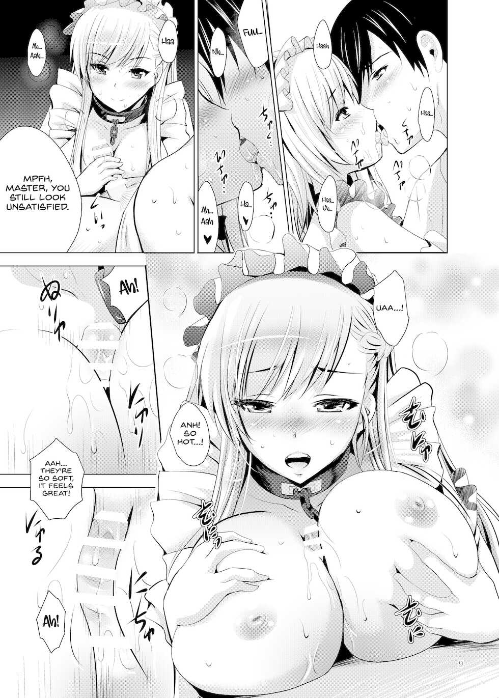 [Noriajou (Shiroi Noria, Arino Hiroshi)] BelBel no Gohoushi (Azur Lane) [English] {Hennojin} [Digital] - Page 9