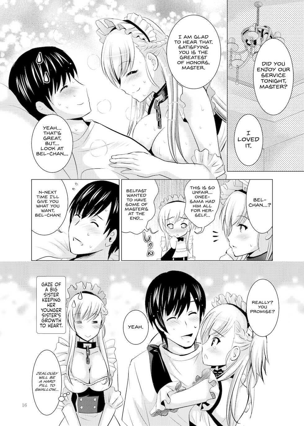 [Noriajou (Shiroi Noria, Arino Hiroshi)] BelBel no Gohoushi (Azur Lane) [English] {Hennojin} [Digital] - Page 16