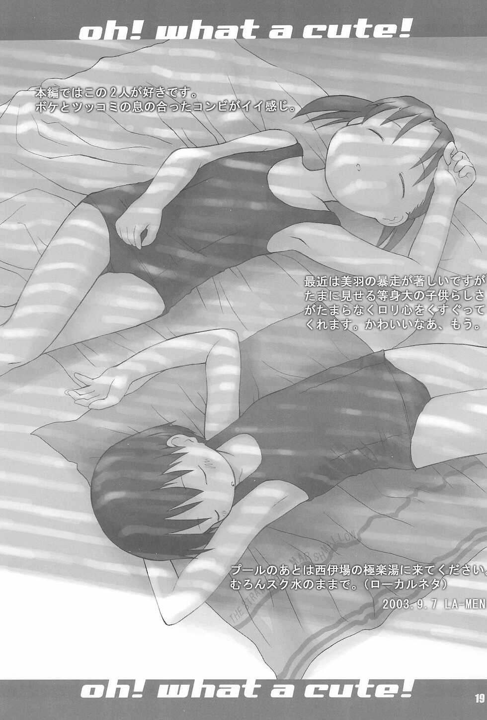 (CR34) [Shimoboard (Shimosan)] Schooly Miezy Kanzenban (Ichigo Mashimaro) - Page 19