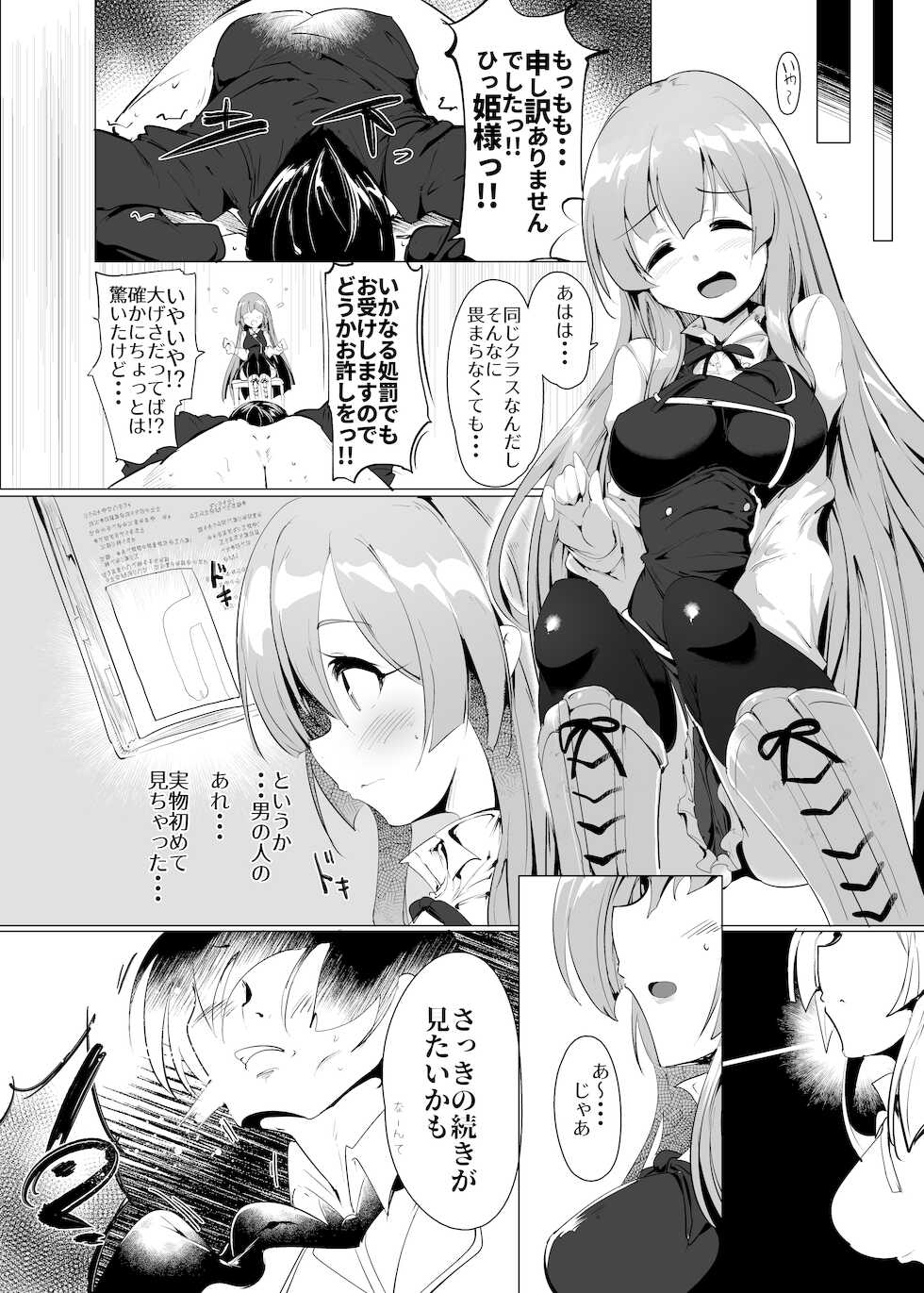 [Hisagoya (Momio)] Manaria Oukoku no Ohime-sama to Manaria Gakuin Ippan Seito Ore no Aida ni Ecchi na Event nante Okiru Wake ga Nai (Manaria Friends) [Digital] - Page 10