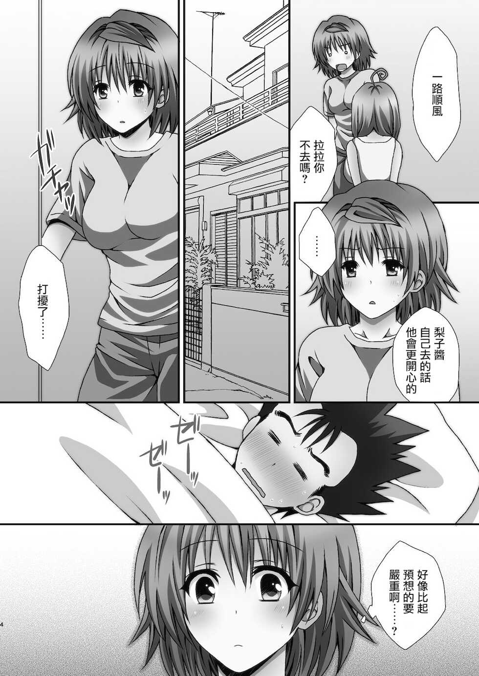 [Hyogetsu (Momonoki Fum)] Riko Hame | 和梨子做愛 (To LOVE-Ru) [Chinese] - Page 3