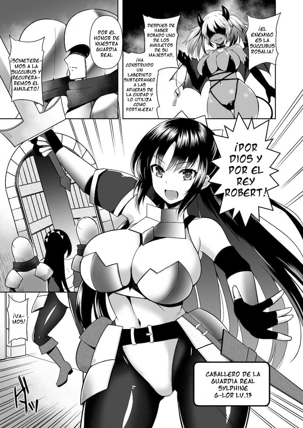 [Tenro Aya] dokitu! ero torappu darake no chika meikyuu [Español] - Page 2