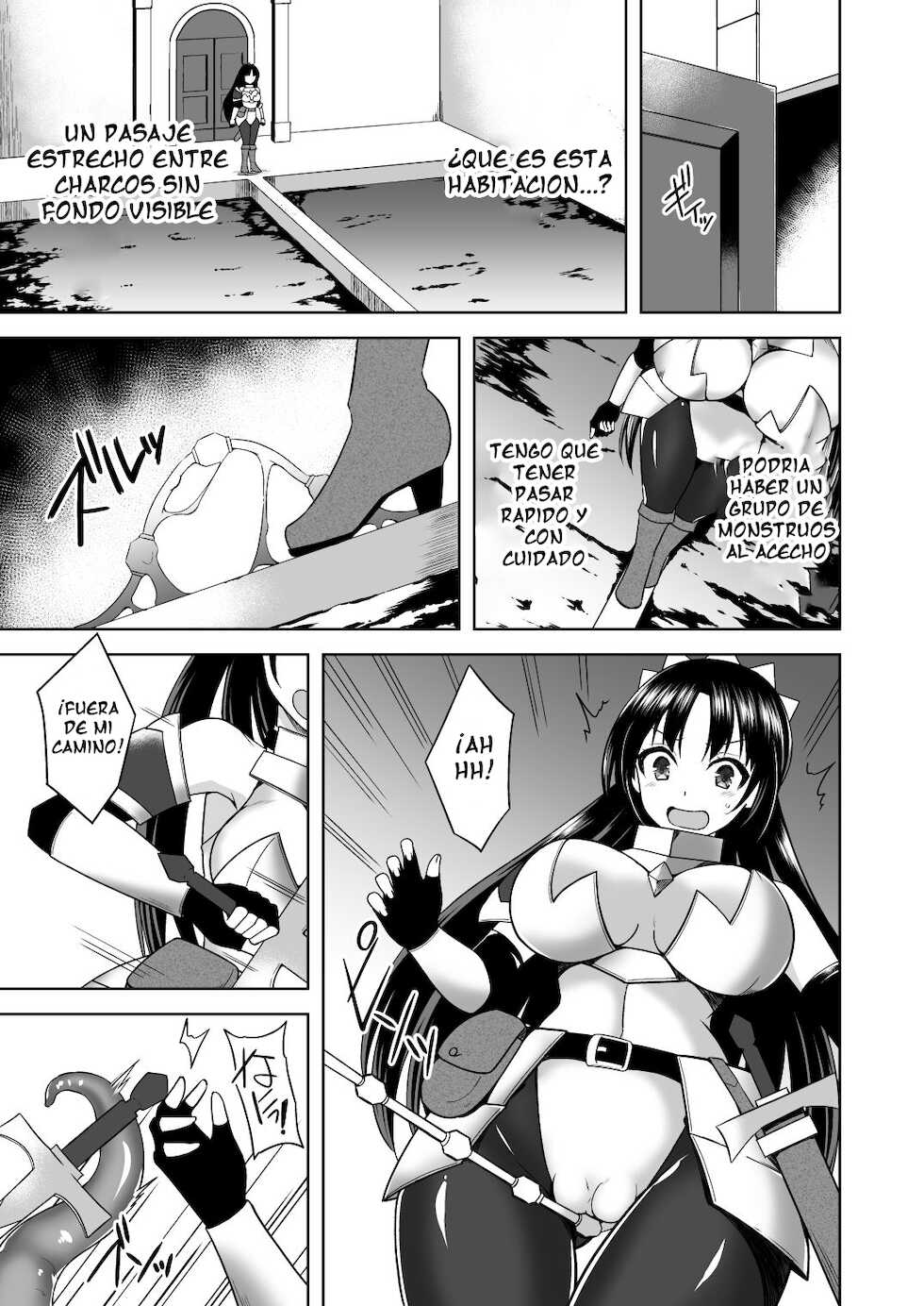 [Tenro Aya] dokitu! ero torappu darake no chika meikyuu [Español] - Page 4