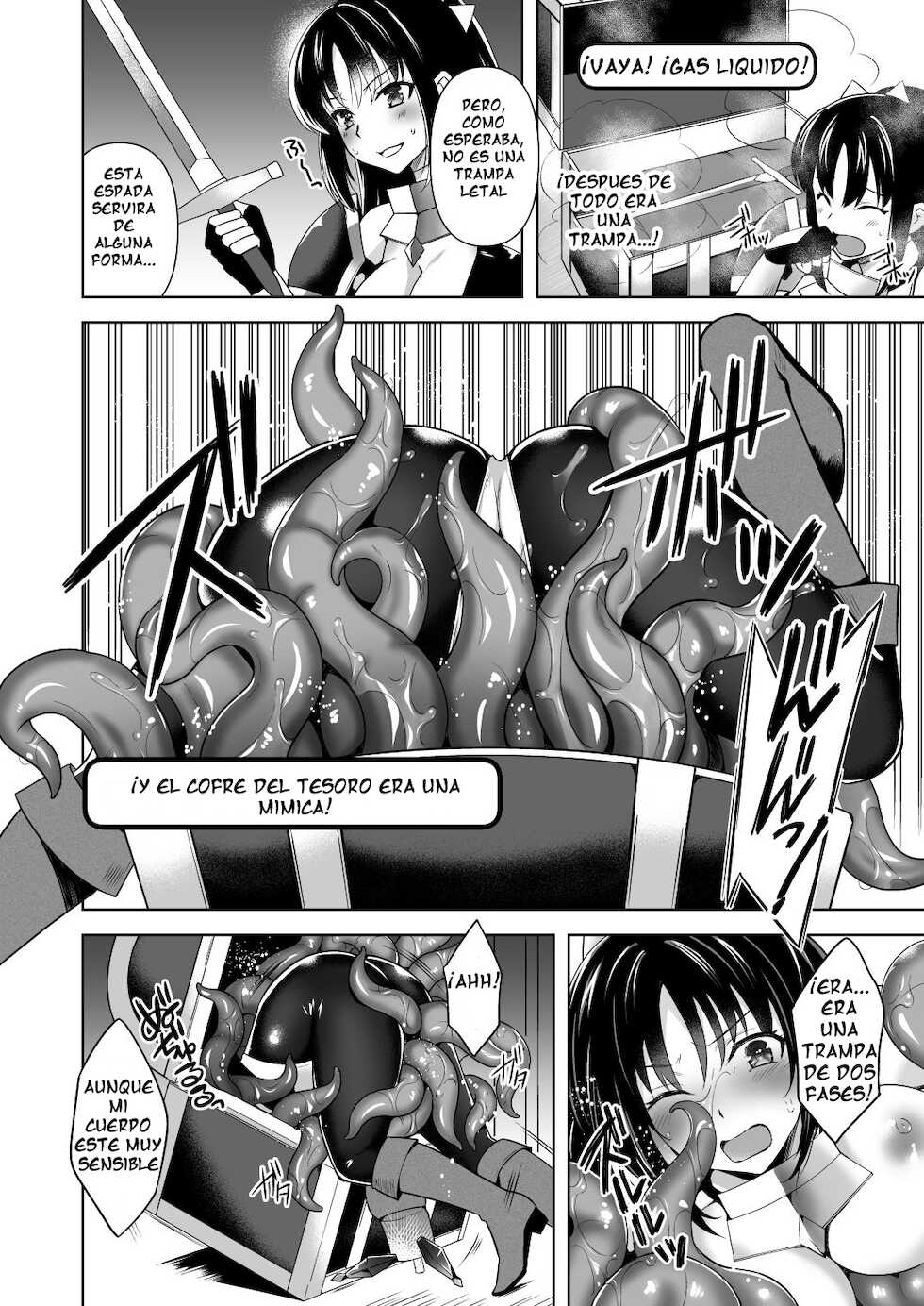 [Tenro Aya] dokitu! ero torappu darake no chika meikyuu [Español] - Page 7