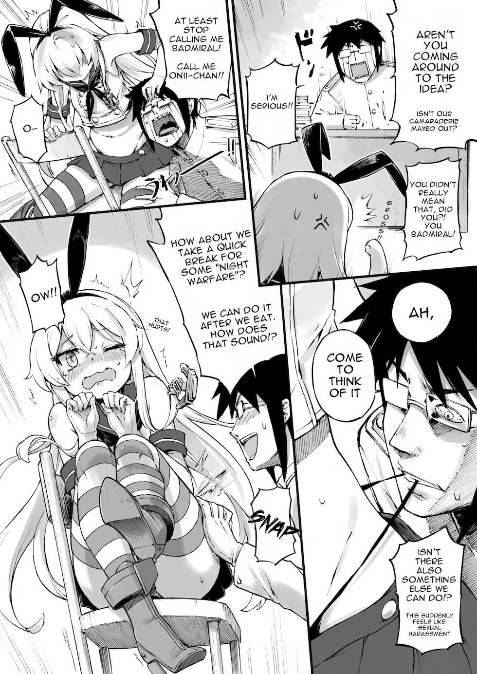[Tamarun (Tamarun)] Shimakaze-chan no Zangyou (Kantai Collection -KanColle-) [English] [ditshick] [Digital] - Page 8