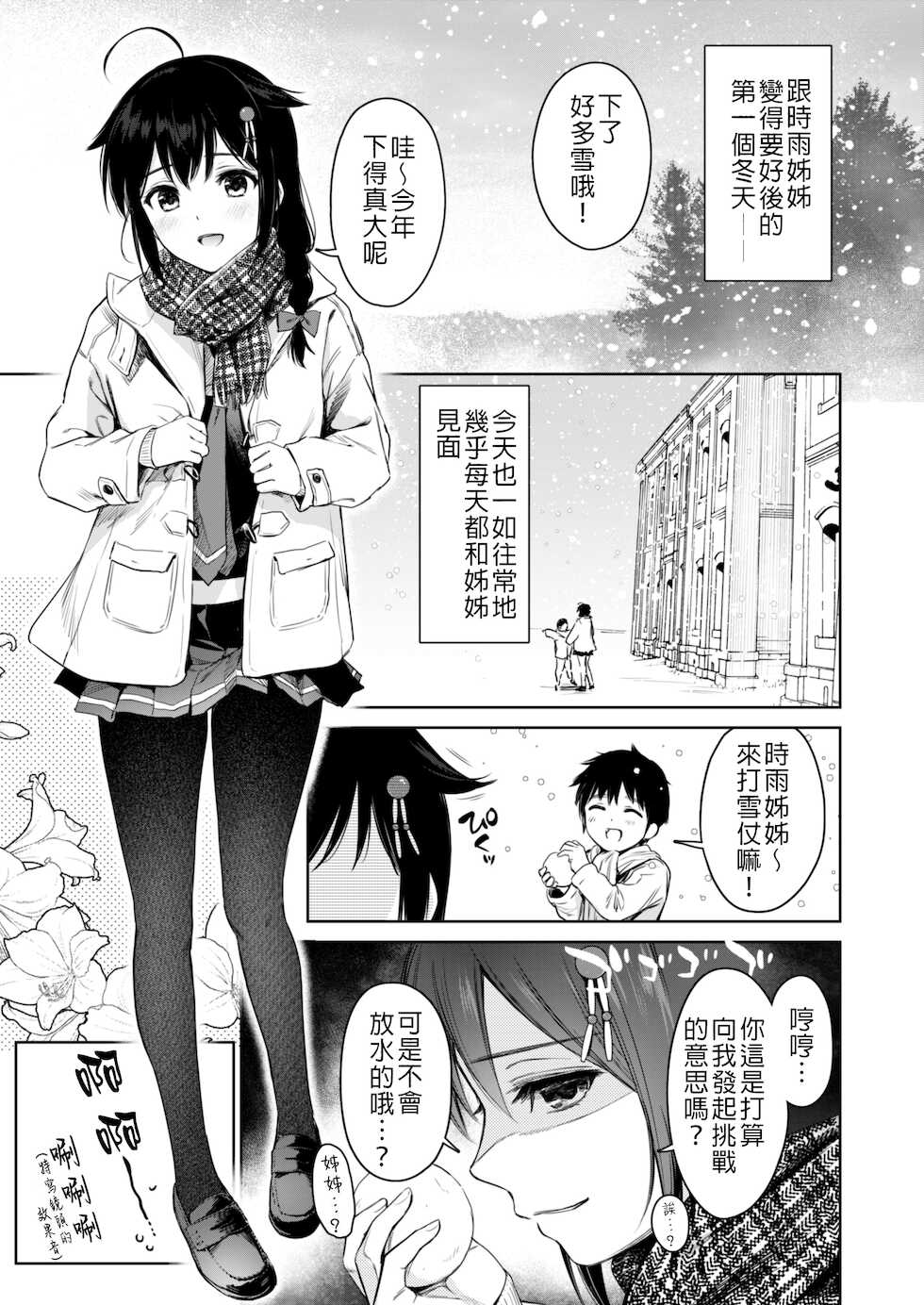 [Amakuchi Syoujo (Umakuchi Syouyu)] Shigure Bedwetter 3 | 時雨Bedwetter3 (Kantai Collection -KanColle-) [Digital] [Chinese] [禁漫漢化組] - Page 2