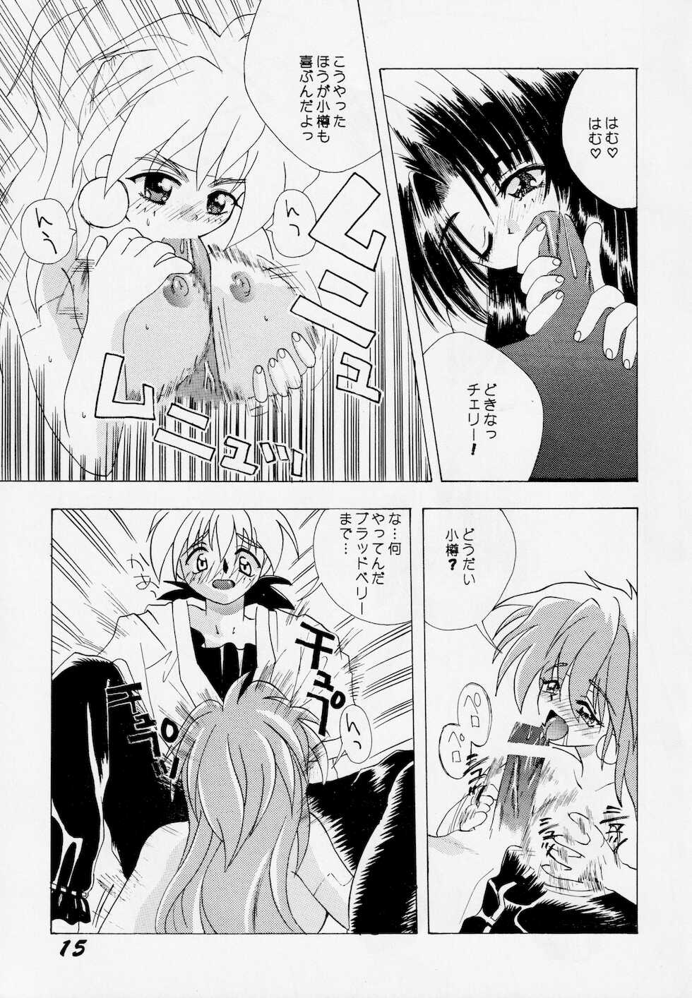 [AZA, SHYNESS OVER DRIVE (Hoashi Satoru, Motozaki Akira)] Abaredaiko 2  (Saber Marionette J) - Page 14