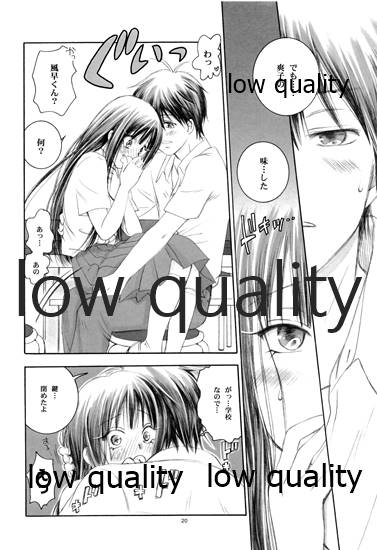 (C80) [Yamaguchirou (Yamaguchi Shinji)] FEEL (Kimi ni Todoke) - Page 19