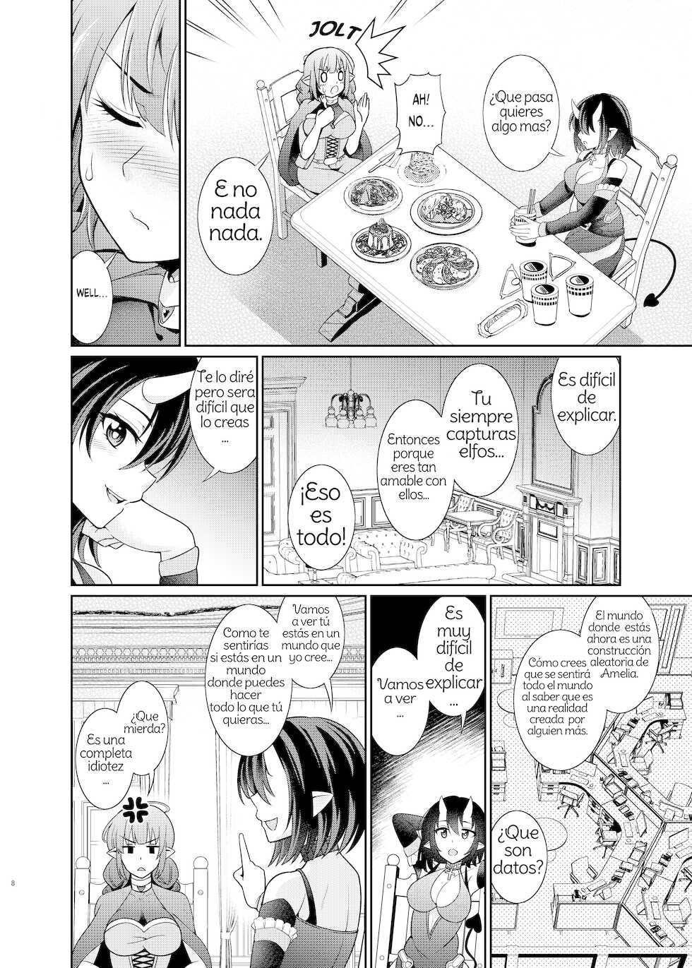 Kurokoya (Shikigami Kuroko)] Futanari Elf no Tanetsuke Bokujou 2 | Futanari Breeding Farm 2 Spanish [Amaterasu] - Page 8