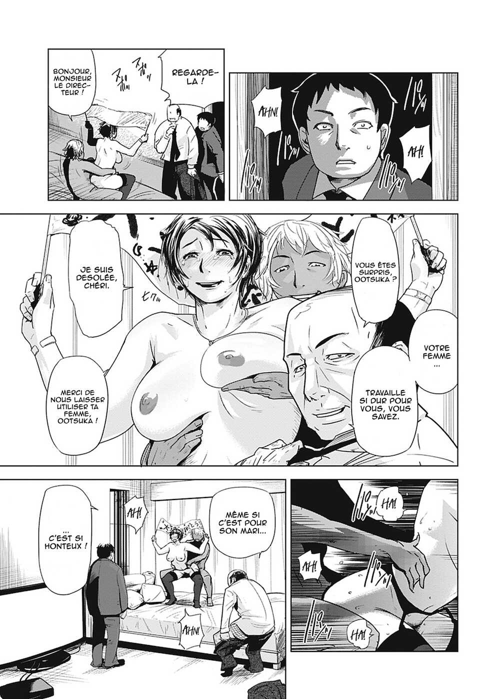 [Edo Shigezu] Netorare Saijiki ~Ootsuka Kyouko no Baai~ (Bishoujo Kakumei KIWAME 2012-04 Vol. 19) [French] [O-S] [Digital] - Page 5