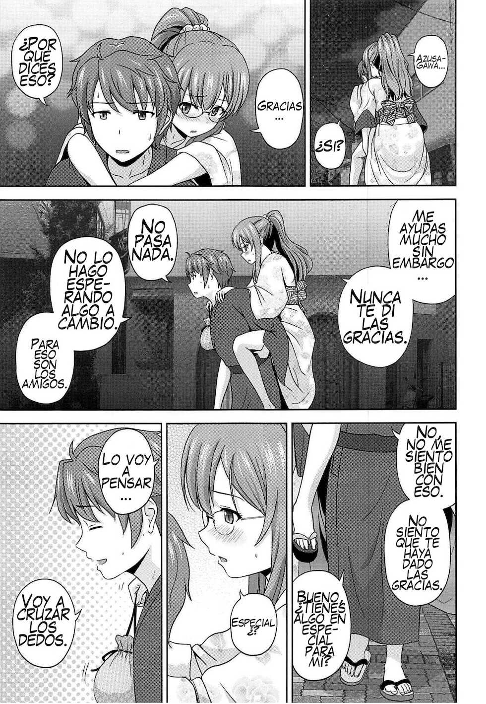 (C96) [G-SCAN CORP. (Satou Chagashi)] Seishun Blonde Tangram (Seishun Buta Yarou wa Bunny Girl Senpai no Yume o Minai) [Spanish] - Page 6