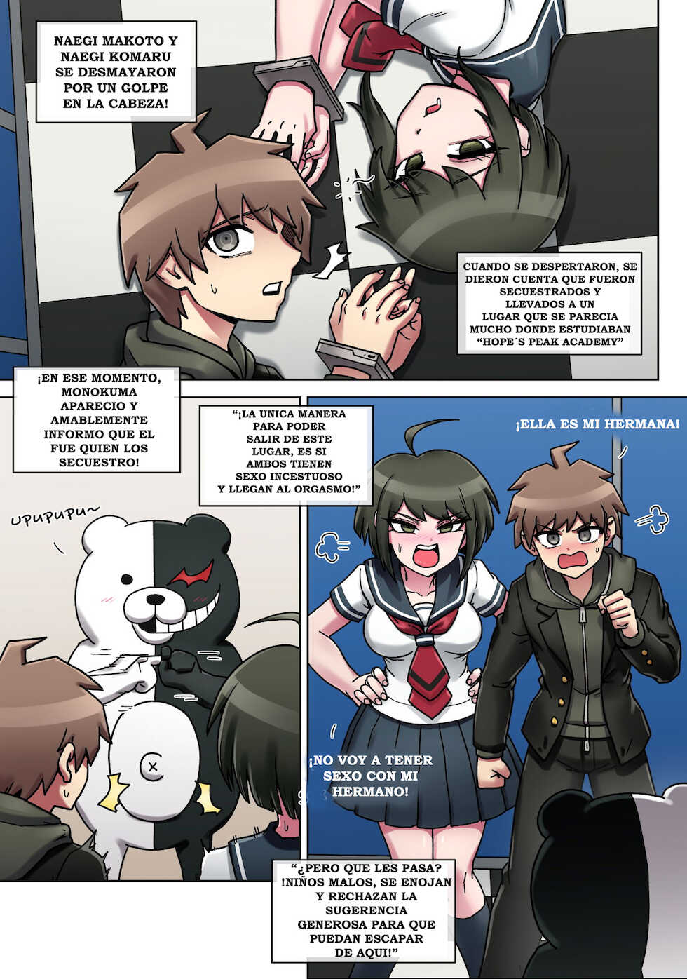 [Mack] Ultimate Incest (Danganronpa) [Spanish](Uncensured) - Page 2