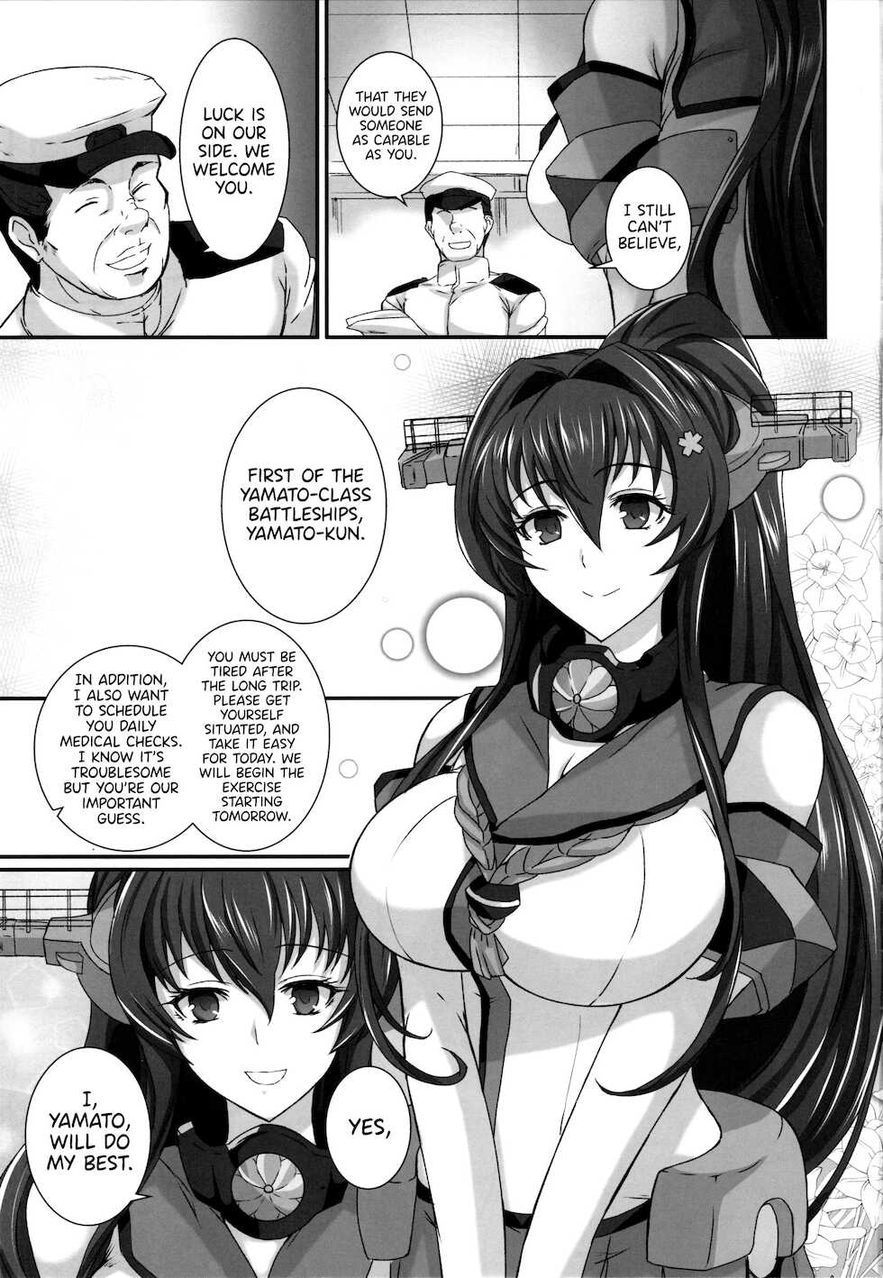 (C88) [Tamagobou (Kumakiti)] Yamato Dakkan | Stolen Battleship Yamato (Kantai Collection -KanColle-) [English] [WataTL] - Page 2