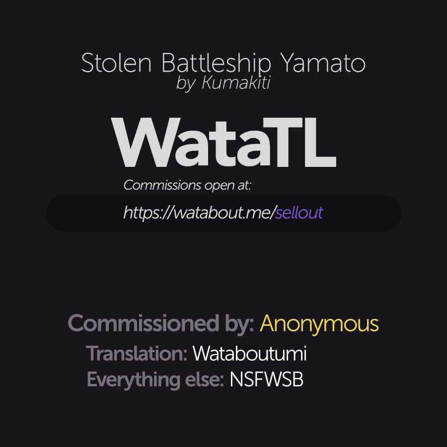 (C88) [Tamagobou (Kumakiti)] Yamato Dakkan | Stolen Battleship Yamato (Kantai Collection -KanColle-) [English] [WataTL] - Page 31