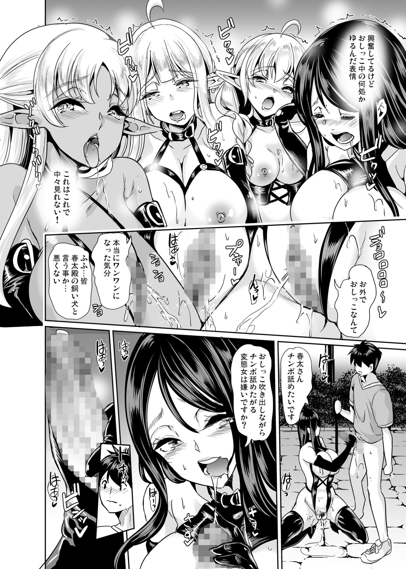 [弥美津峠 (鳳まひろ)] スケベエルフ姉妹、婚活に来る ～ハーレムカルテット～ [DL版] - Page 19