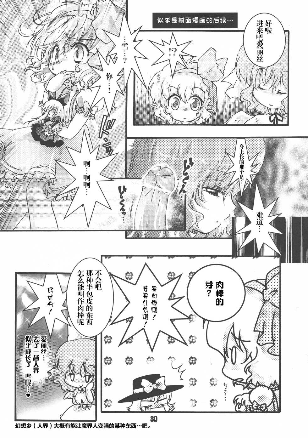 (C80) [Strawberry (Ichigo)] Futa Lolikko (Touhou Project) [Chinese] [转尾巴猫汉化] - Page 30