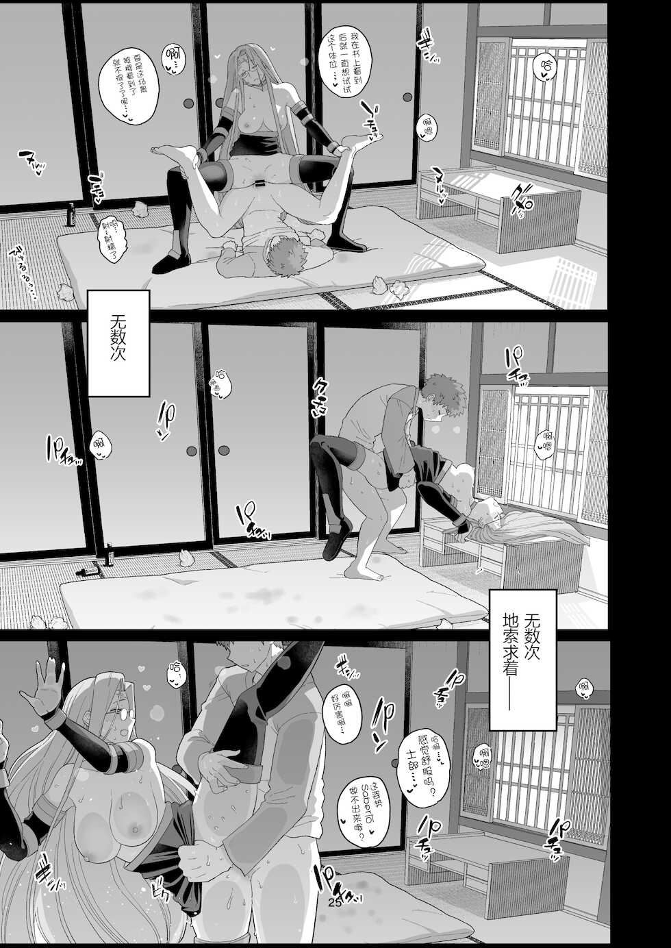 [Mochinchi (Mo)] Rider-san no Tsumamigui (Fate/stay night) [Chinese] [黑锅汉化组] [Digital] - Page 27
