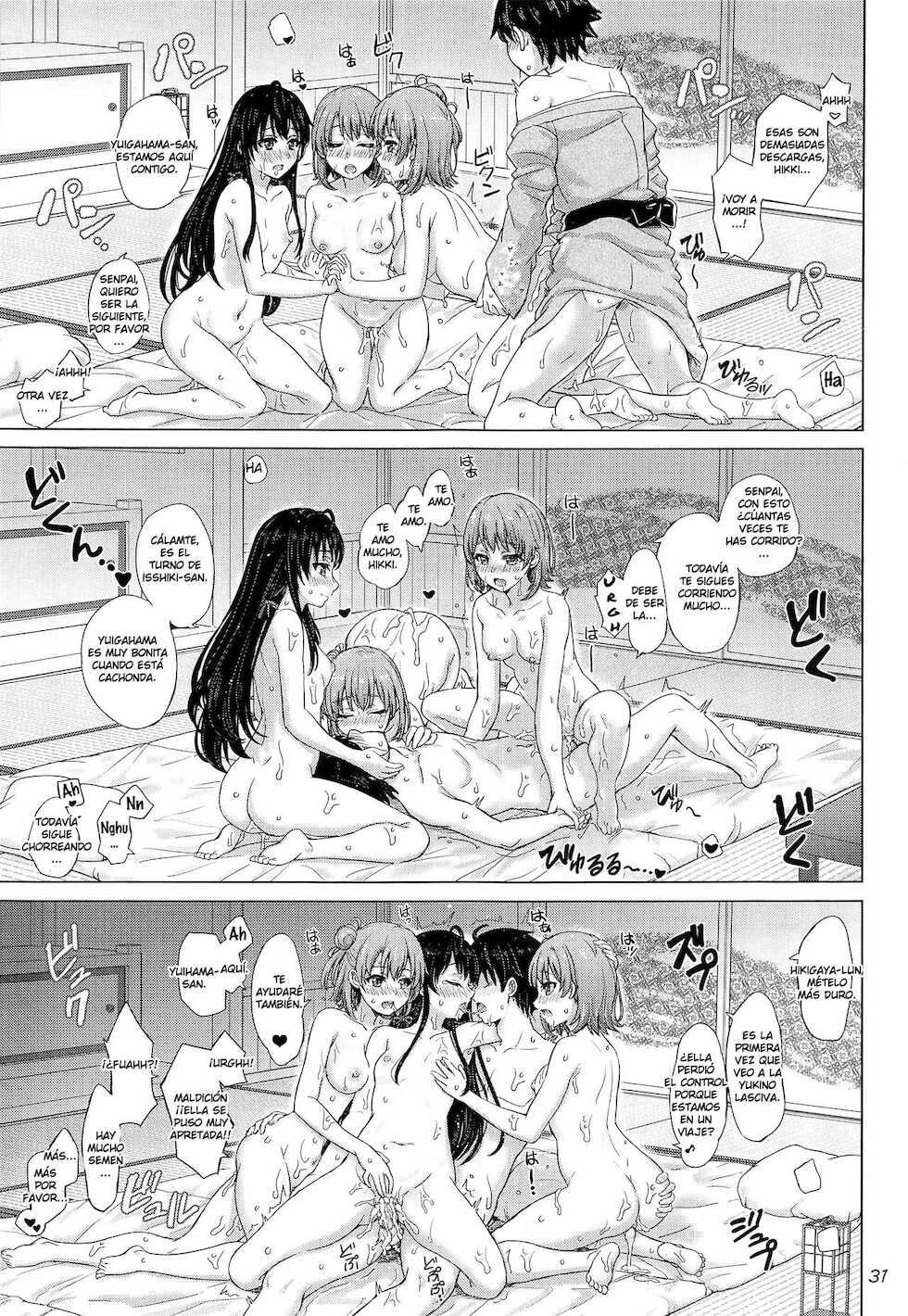 [studio A (Inanaki Shiki)] Houshi-bu no Iyarashii Ian Ryokou. (Yahari Ore no Seishun Love Come wa Machigatteiru.) [Spanish] [2020-01-25] - Page 30