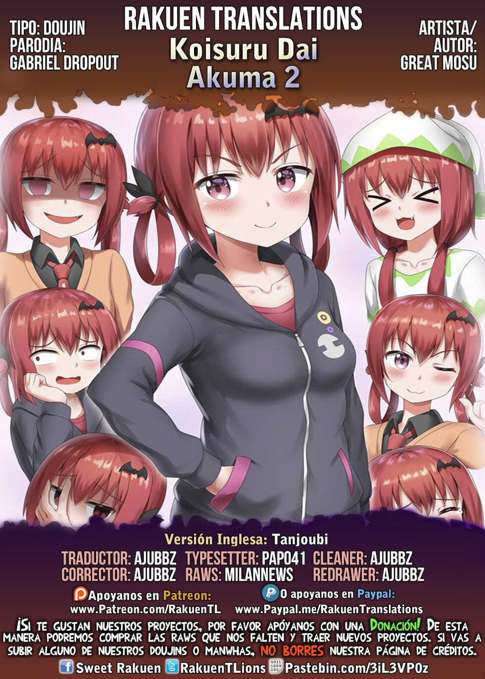(C99) [MOSQUITONE. (Great Mosu)] Koisuru Dai Akuma 2 (Gabriel DropOut) [Spanish] [Rakuen Translations] - Page 29