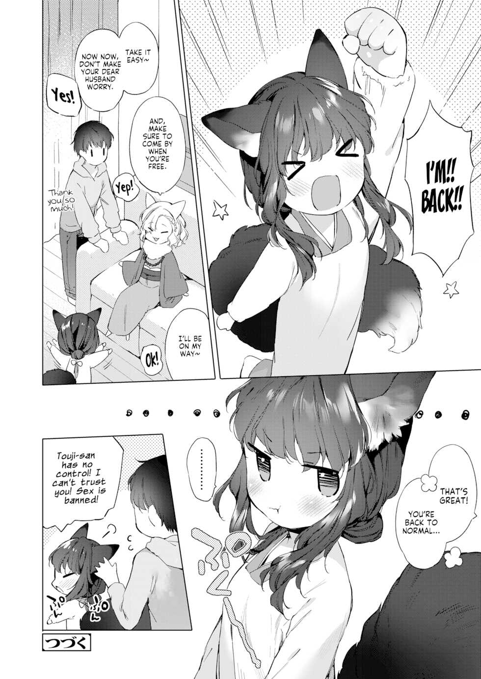 [Mutou Mato] Yowai 200 Chai Okitsune-chan to Oshidori Fuufu Seikatsu. Dai 2 Wa | 200 Year Old Fox Girl and Her Happily Married Life. Part 2 (Towako 10) [English] [LoliAce] - Page 28