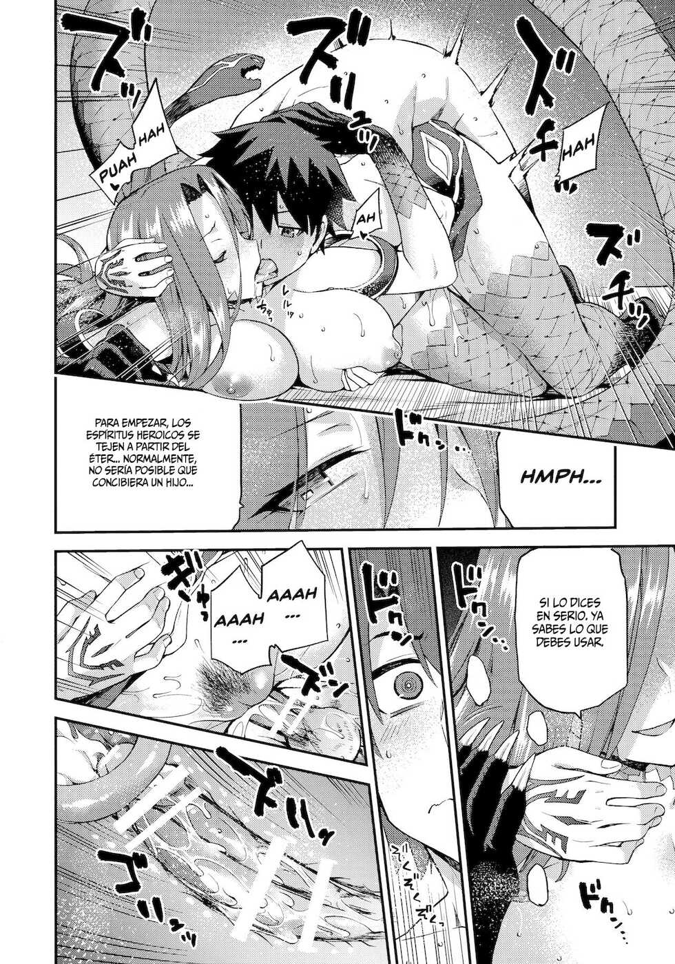 [Jyouren Kishidan (kiasa)] Hebigami no Honnou | El instinto de la diosa serpiente (Fate/Grand Order) [Spanish] [Muslos Scan] - Page 25