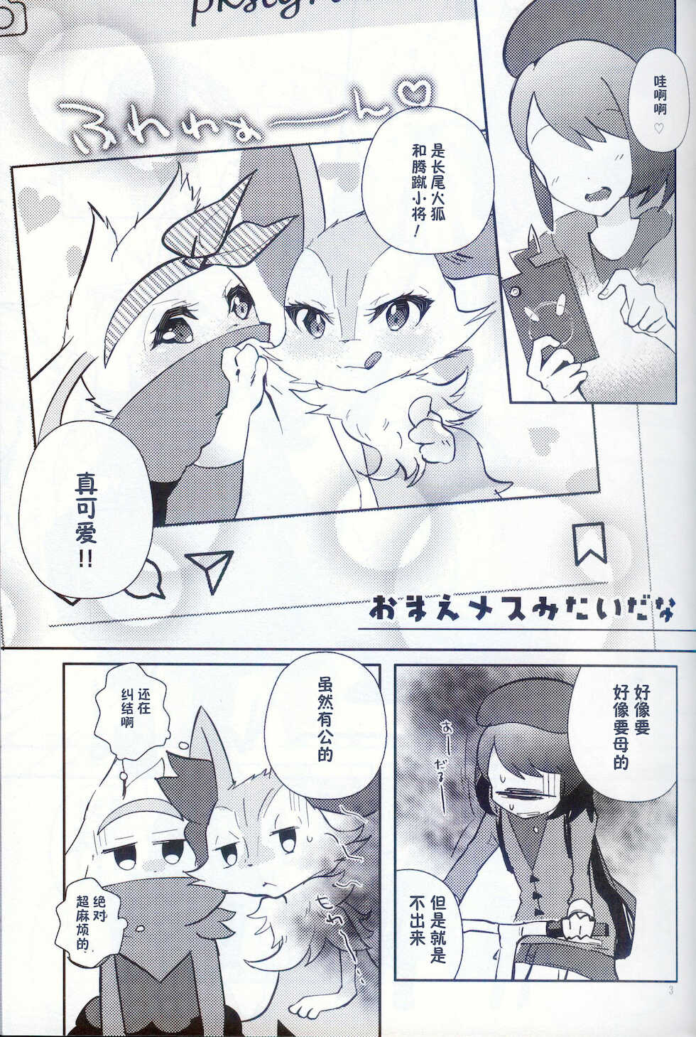 (Kemoket 10) [isou (shiro)] Oretachi wa Osu ga ooi | 我们之中公的有点多 (Pokémon) [Chinese] [虾皮汉化组] - Page 5