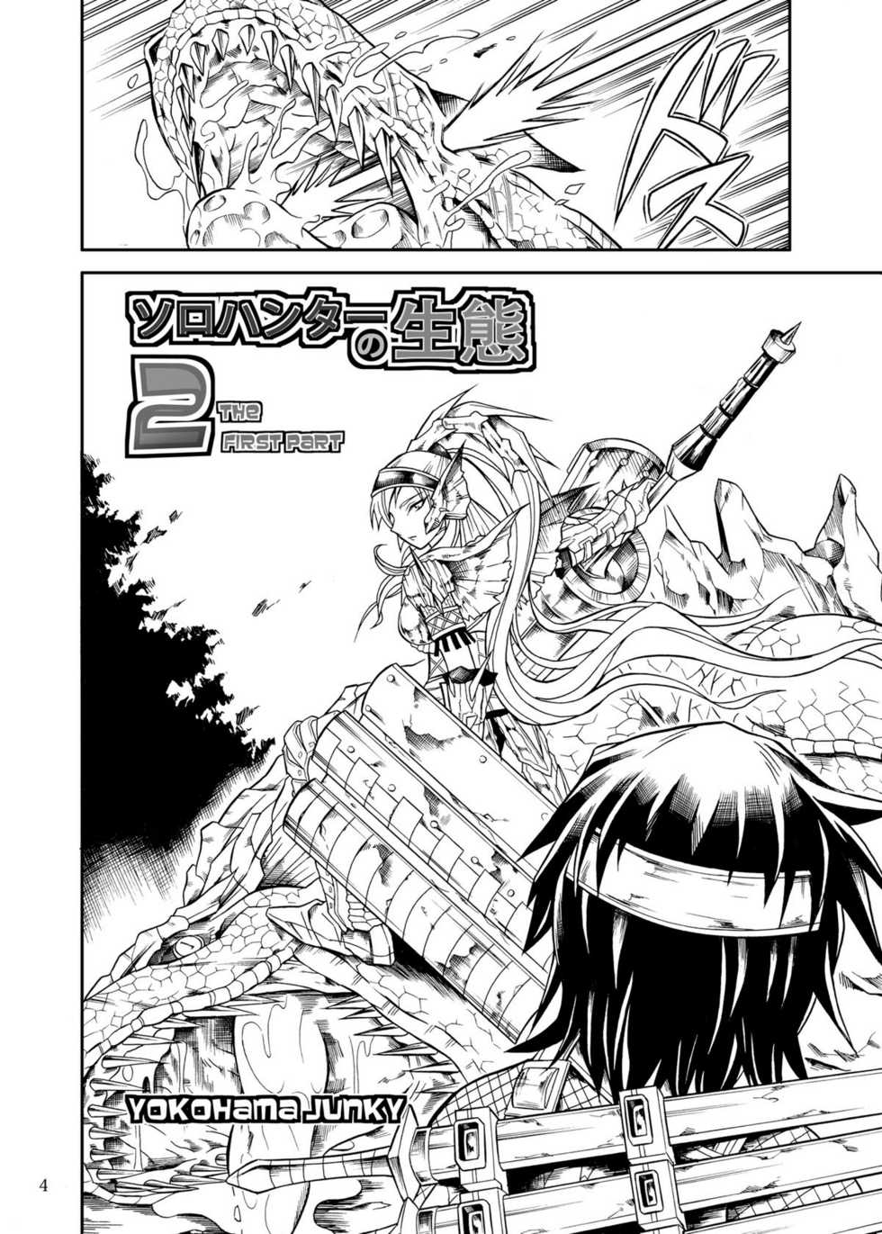 [Yokohama Junky (Makari Tohru)] Solo Hunter no Seitai 2 THE FIRST PART (Monster Hunter) [Spanish] [Digital] - Page 4