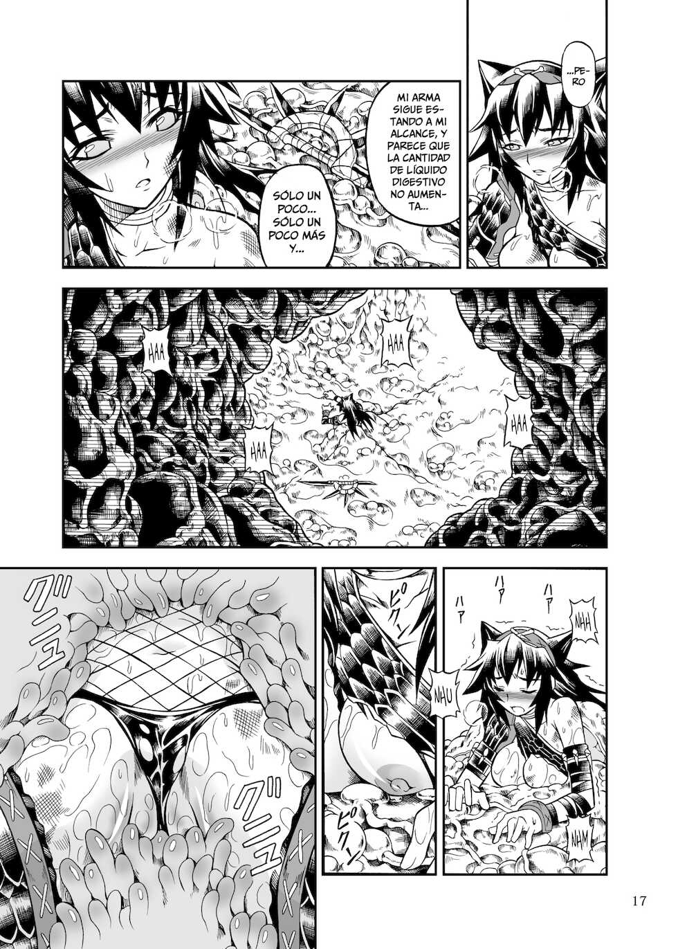 [Yokohama Junky (Makari Tohru)] Solo Hunter no Seitai 2 THE FIRST PART (Monster Hunter) [Spanish] [Digital] - Page 17