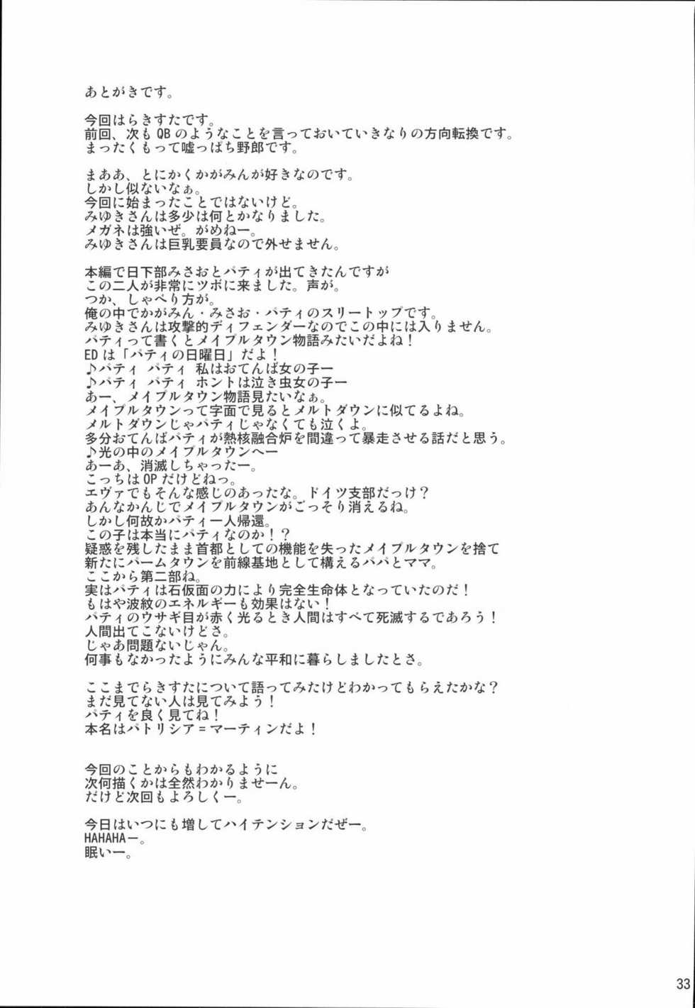 (C72) [Hi-PER PINCH (clover)] Natsu in Summer (Lucky Star) [English] [CGrascal] - Page 32