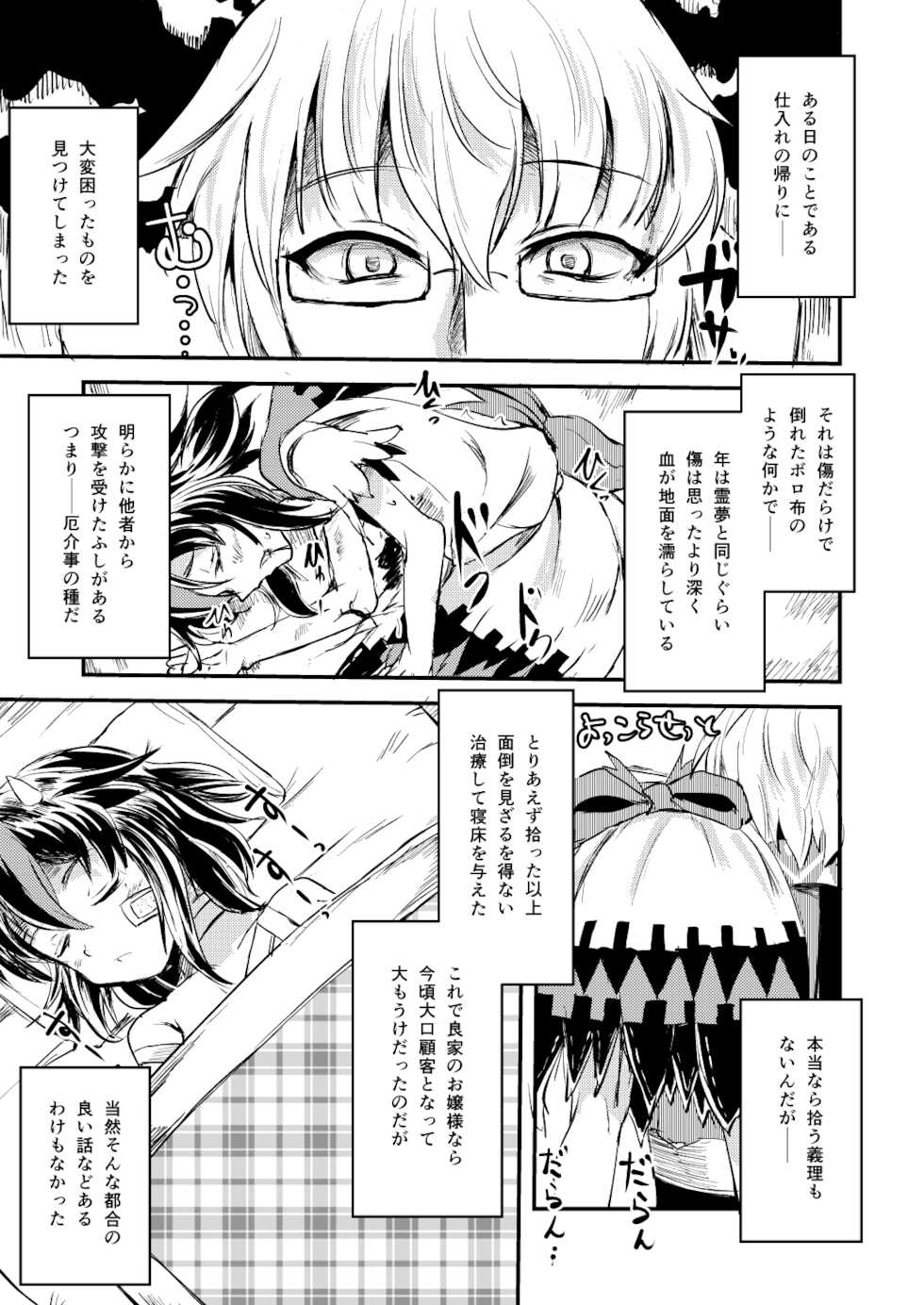 [Yamotodou Rakugakiichi (yamoto)] Yakkaimono no Serenade (Touhou Project) [Digital] - Page 3