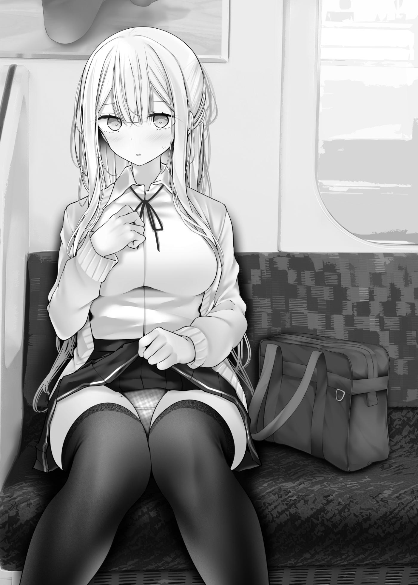 [Oouso] tsukin densha de pantsu o misete kuru JK ga itanode hametemita 5 - Page 2
