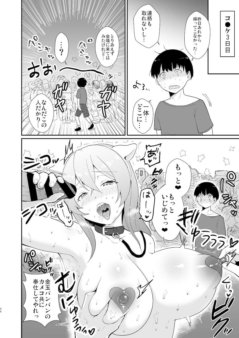 [Akagisou (Akagi Kuro)] Comiket Mikkakan de Ochiru Cosplayer Hitozuma - Page 34