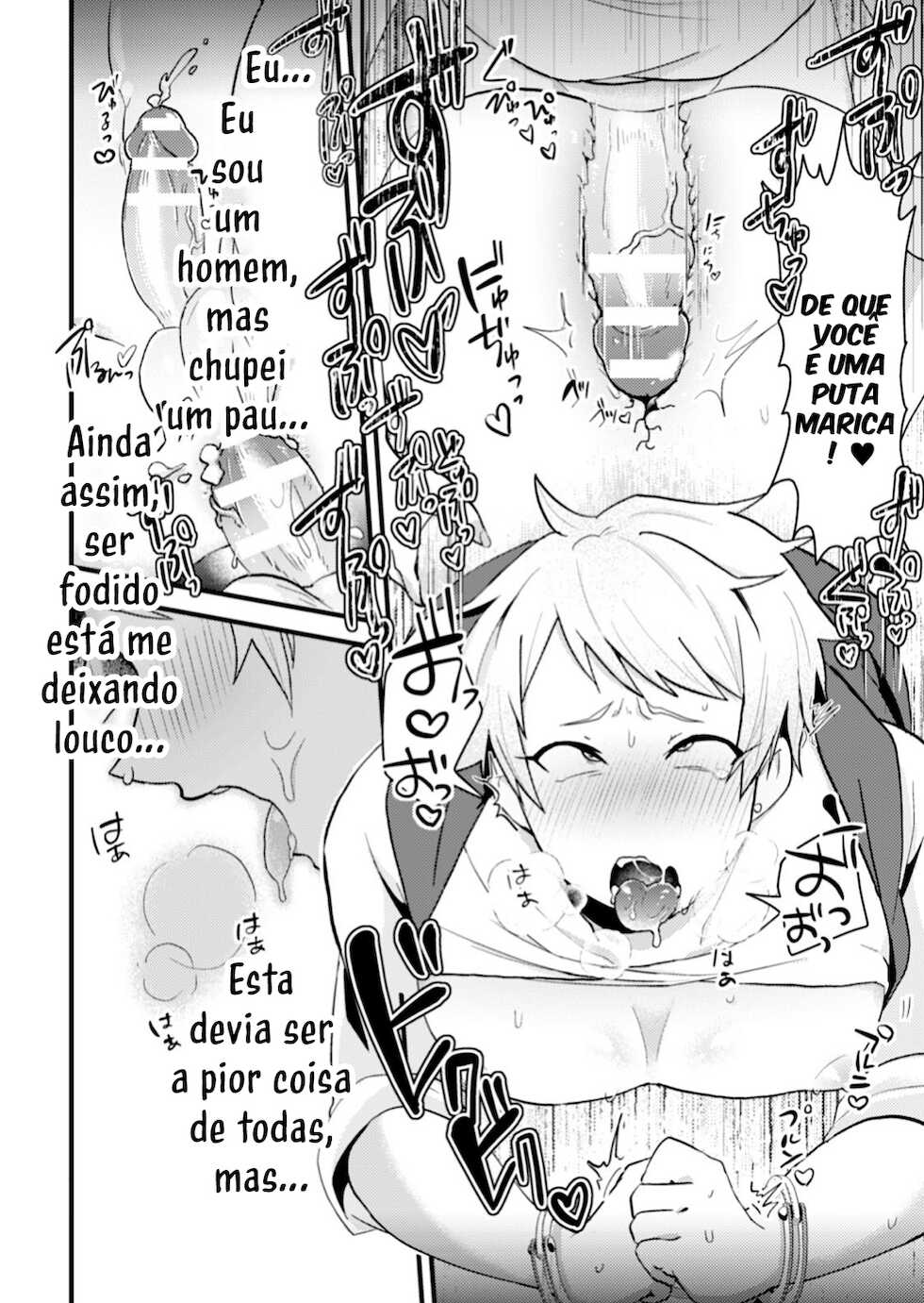[Yamamoto Manami] Otokonoko VS Yarichin ~Yarisute Shippai! Mesuinu Choukyou Taikyuusen!?~ [Portuguese] - Page 21