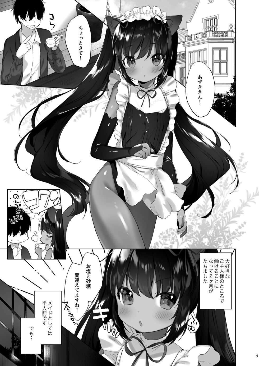 [ANCHOR (Mutou Mato)] Azuki-san wa Genkai desu! [Digital] - Page 4