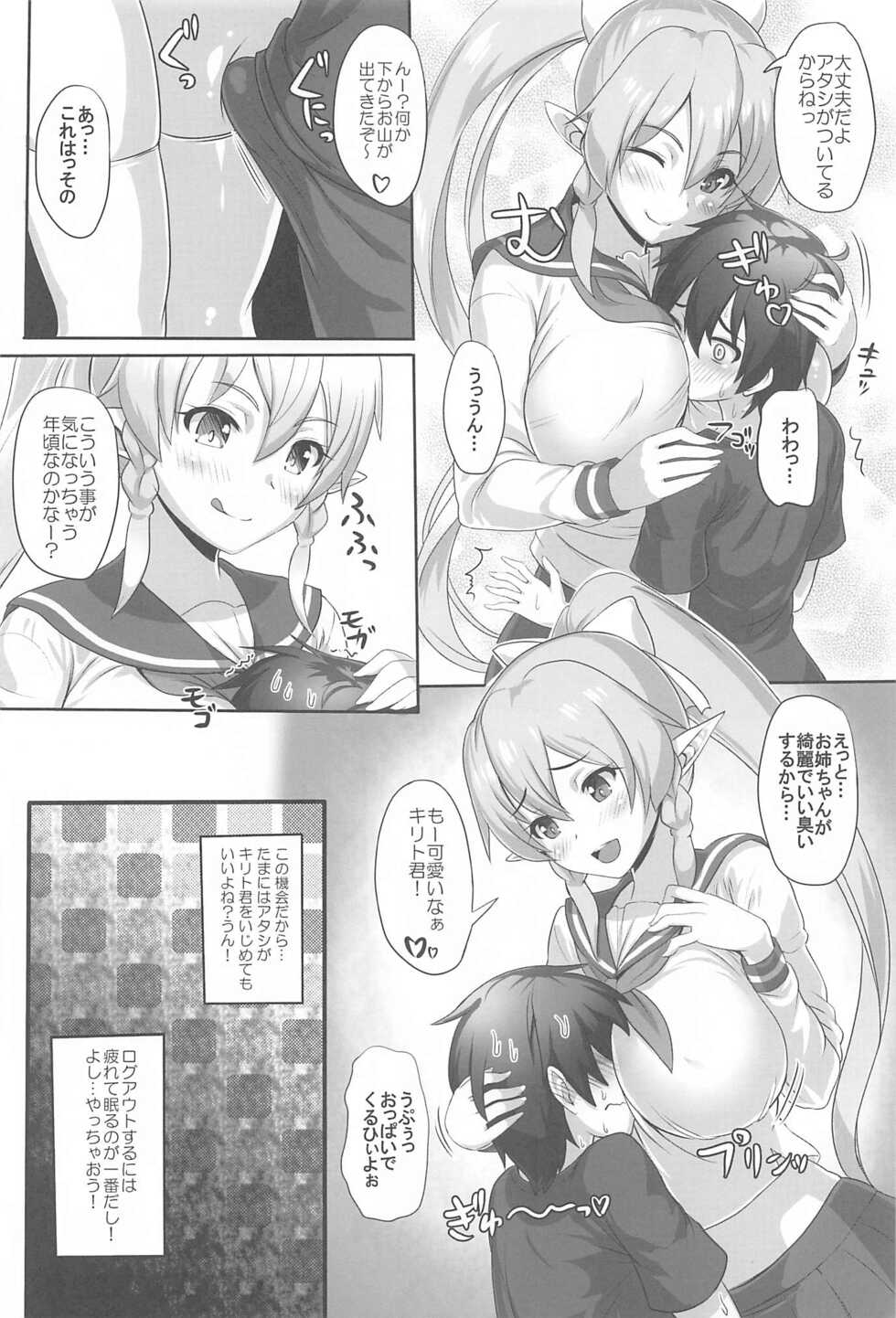 (C99) [Primal Gym (Kawase Seiki)] Sister Affection On&Off 3 SAO Soushuuhen (Sword Art Online) - Page 7
