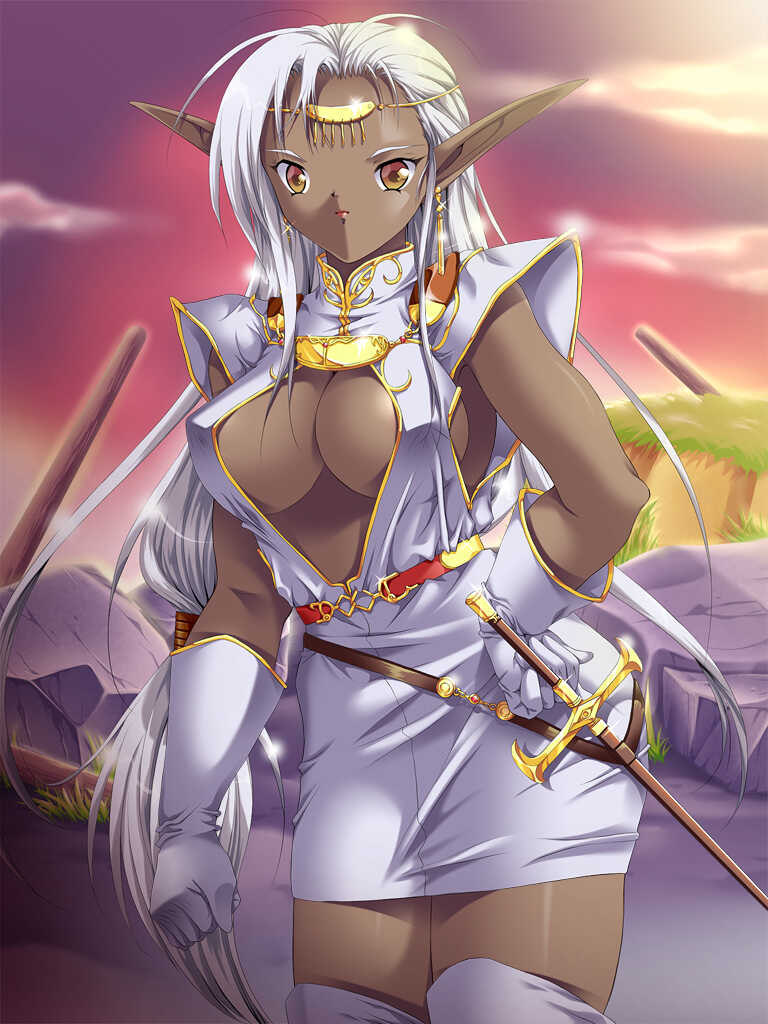 [Nightmare Express -Akumu no Takuhaibin-] Yokubou Kaiki Dai 297 Shou -Dark Elf Onna Kenshi "Pirotess" Kinbaku Keikaku (Record of Lodoss War) - Page 2