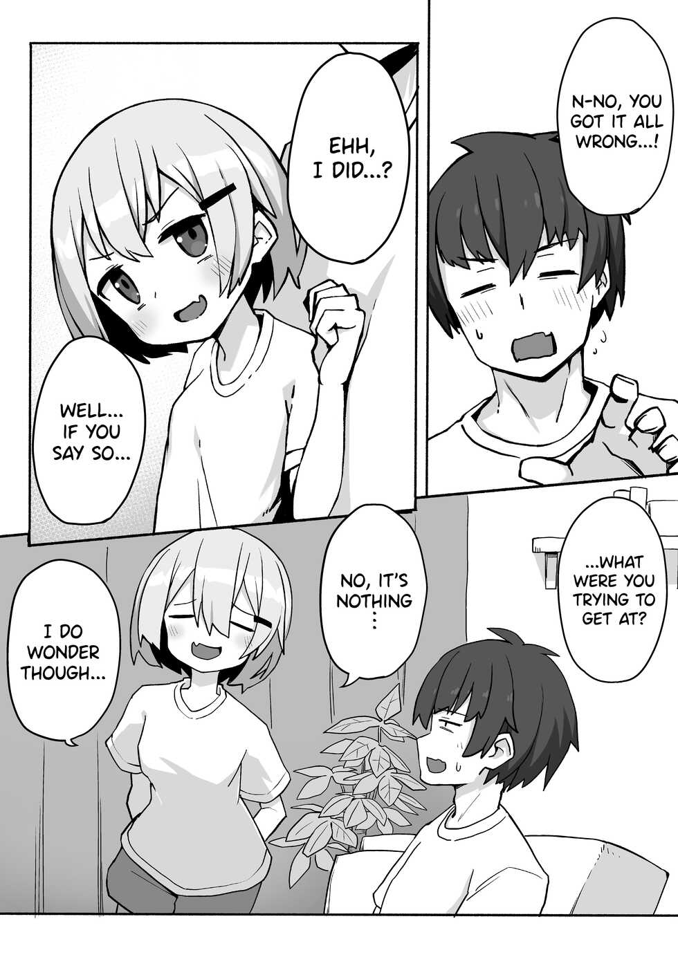 [Punipuni no Hoppe (Kawayoi)] Imouto-chan ni Shiborarechau Hon | A Book About Being Squeezed by Your Little Sister [English] [DKKMD Translations] - Page 7