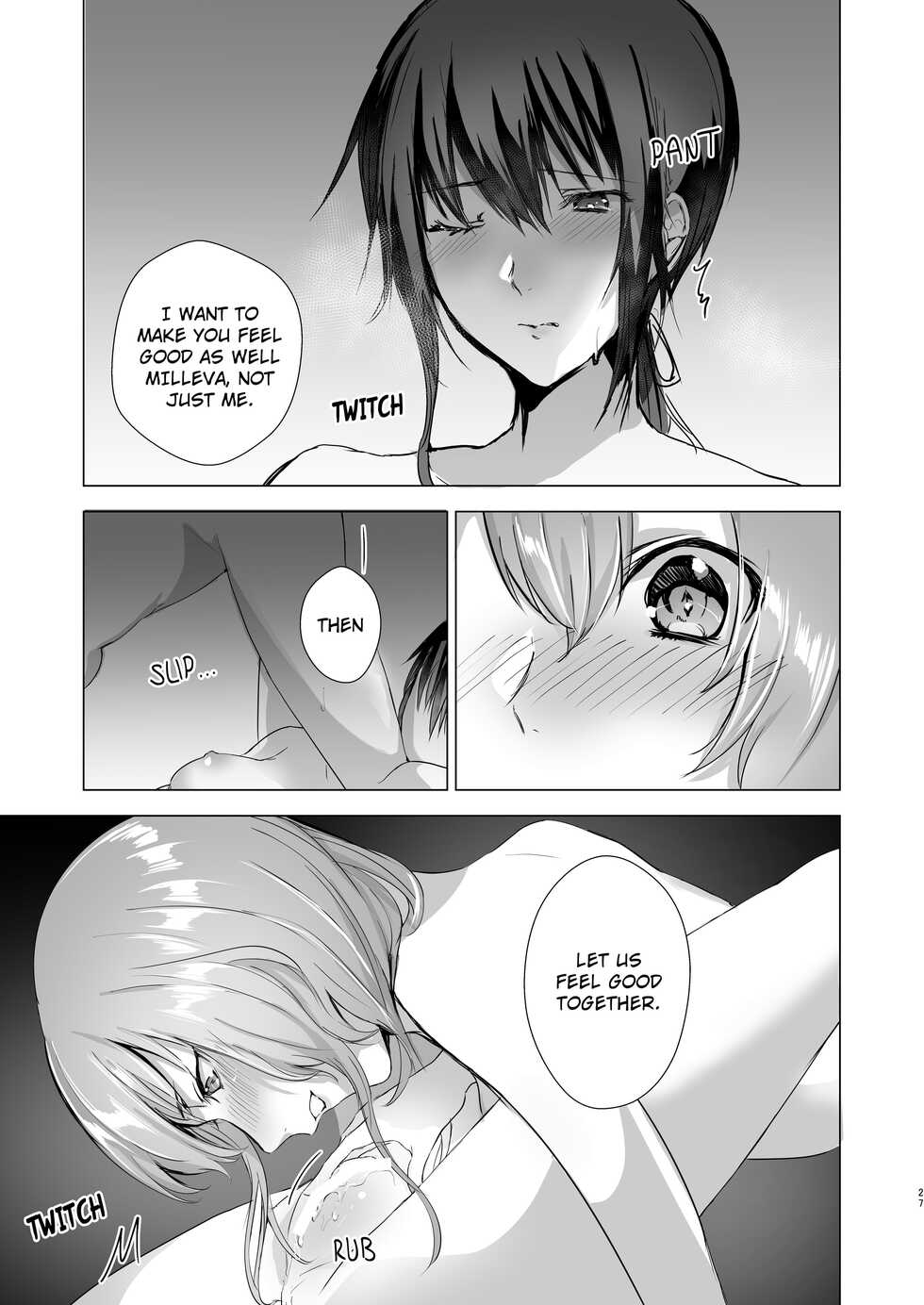 [Yugen no Suda (Mugen no Sudadokei)] Gekkoutou no Yume - Nyotaika Douwa ~Danshi Kinsei no Tou~ [English] - Page 27