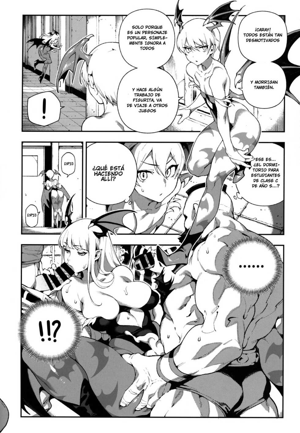 (C97) [Bear Hand (Ireading, Fishine)] Fighter Girls Vampire (Darkstalkers) [Spanish] [Irkum Scan] - Page 4