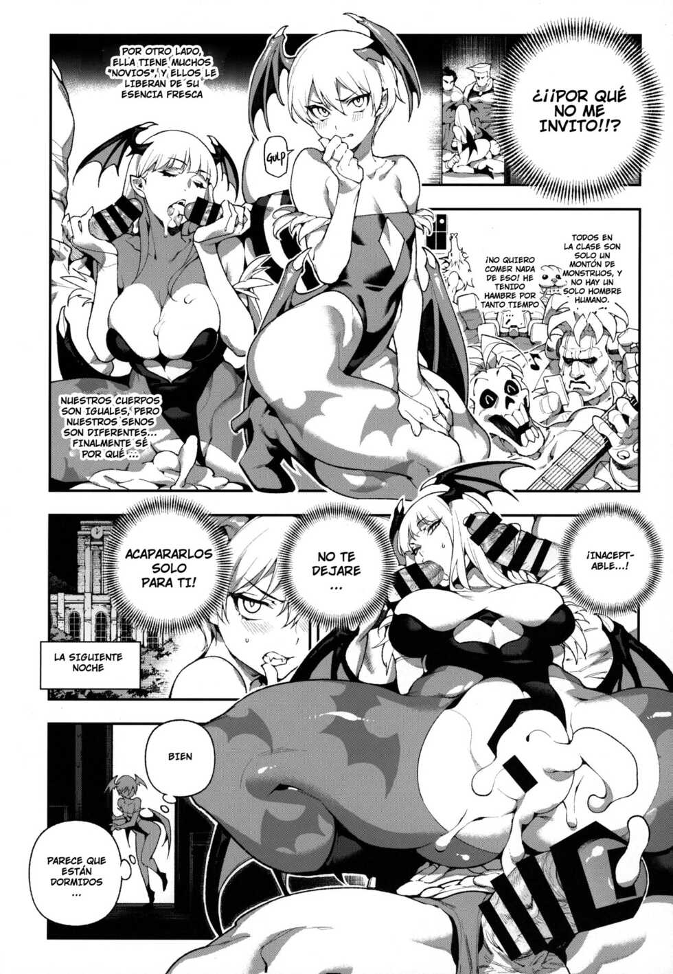 (C97) [Bear Hand (Ireading, Fishine)] Fighter Girls Vampire (Darkstalkers) [Spanish] [Irkum Scan] - Page 6