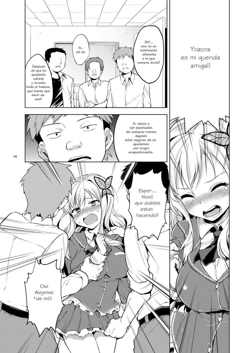 [Muchakai (Mucha)] Boku wa Ryoujoku ga Suki | Hagasuki – I very much like rape (Boku wa Tomodachi ga Sukunai)  [Spanish] [Decensored] - Page 13