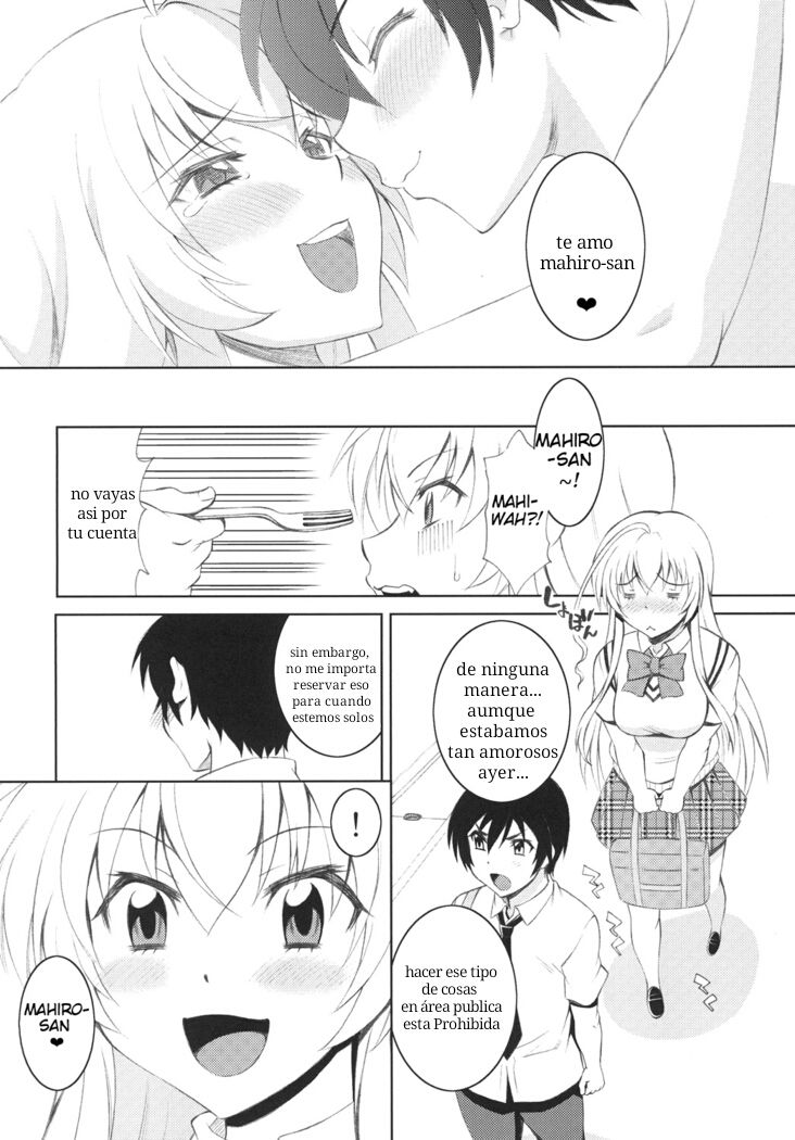 [Kissyoudo (Matsuri Miko)] Sukina Hito ni Mainichi Betabeta Karanda Kekka w (Haiyore! Nyaruko-san!)  [Spanish] [Fabian]   [Digital] - Page 17