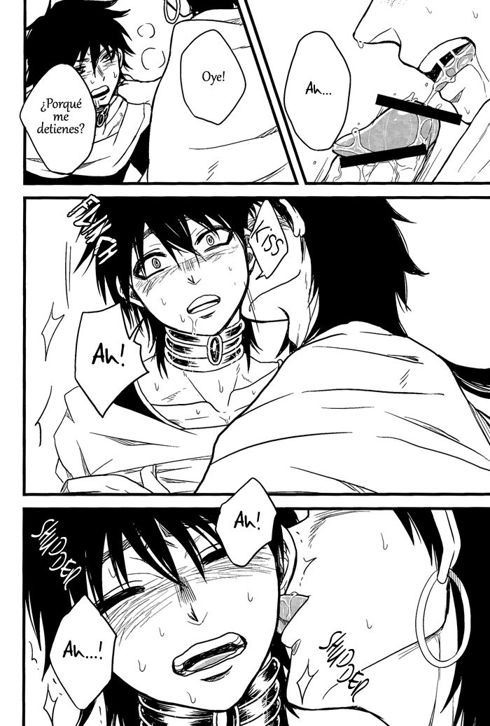 [Joukikikansha (Arika)] Don't reveal my true intentions! (Magi: The Labyrinth of Magic) [Spanish] [Doujins Yaoi en Espanol] - Page 20