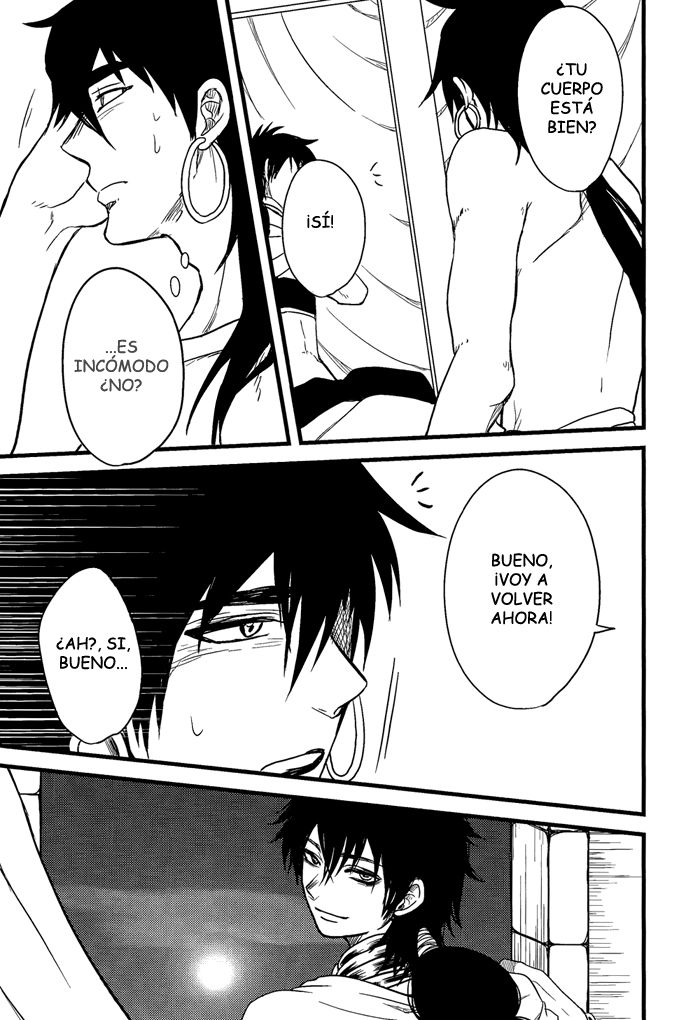 [Joukikikansha (Arika)] Don't reveal my true intentions! (Magi: The Labyrinth of Magic) [Spanish] [Doujins Yaoi en Espanol] - Page 34