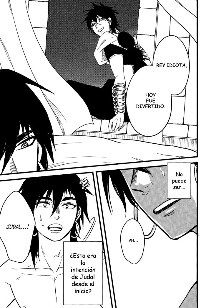 [Joukikikansha (Arika)] Don't reveal my true intentions! (Magi: The Labyrinth of Magic) [Spanish] [Doujins Yaoi en Espanol] - Page 35