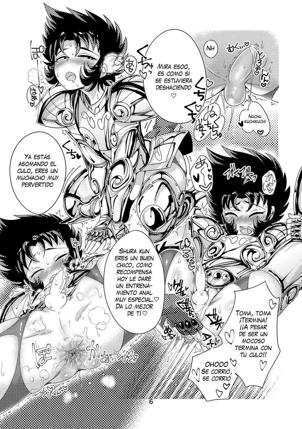 [Kenkou Wagomu (Nemu)] Yagi Kani Shota Ichiri (Saint Seiya) [Spanish] {Thakerion} [Digital] - Page 6