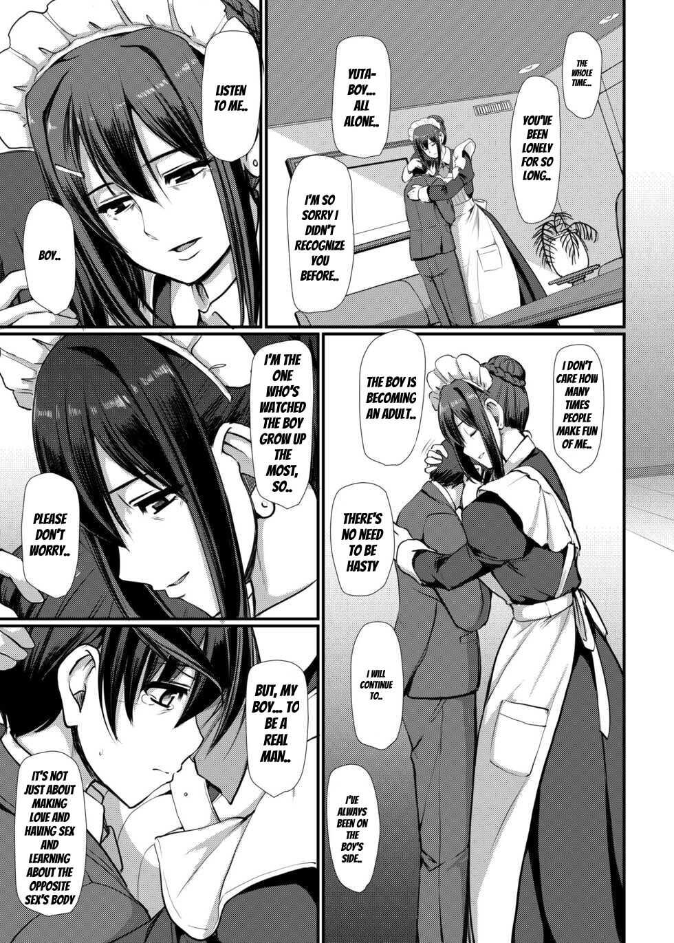 [Jinsei Yokosuberi. (Alexi Laiho)] Maid no Oshigoto. IV | Maid's Work IV [English] [Digital] - Page 34