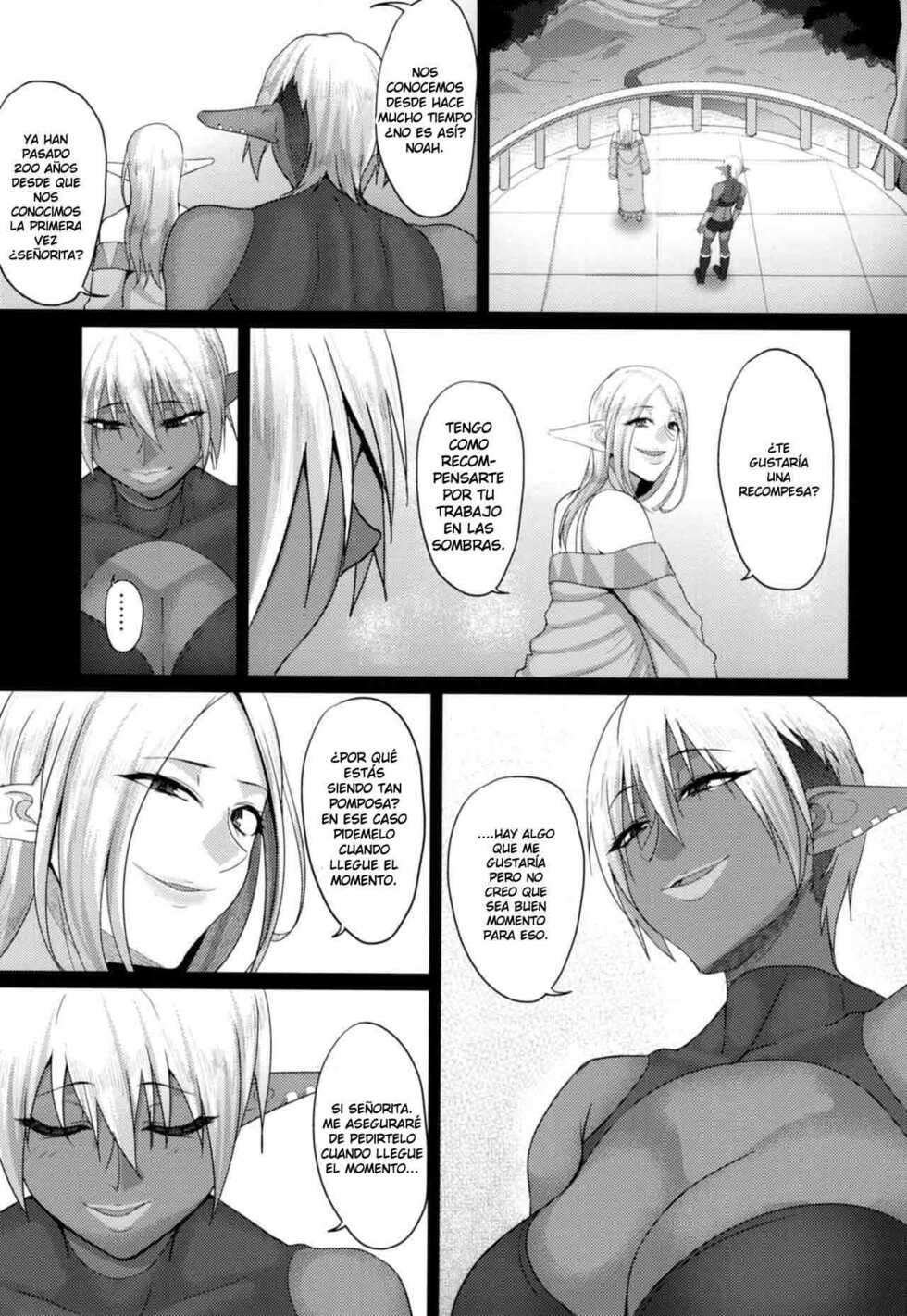 [B.B.T.T. (Yamamoto Zenzen)] Takabisha Elf Kyousei Konin!! 3  [Spanish] [UNION ANIME] [Digital] - Page 11